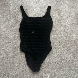 Black One-Piece Swimsuit